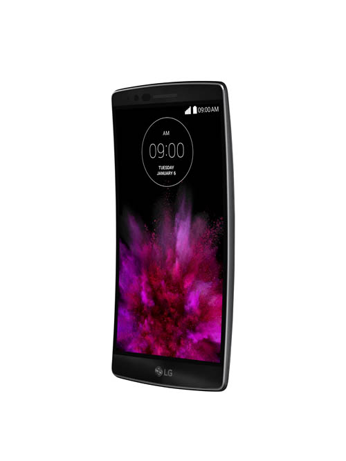 A side view of LG G Flex2.