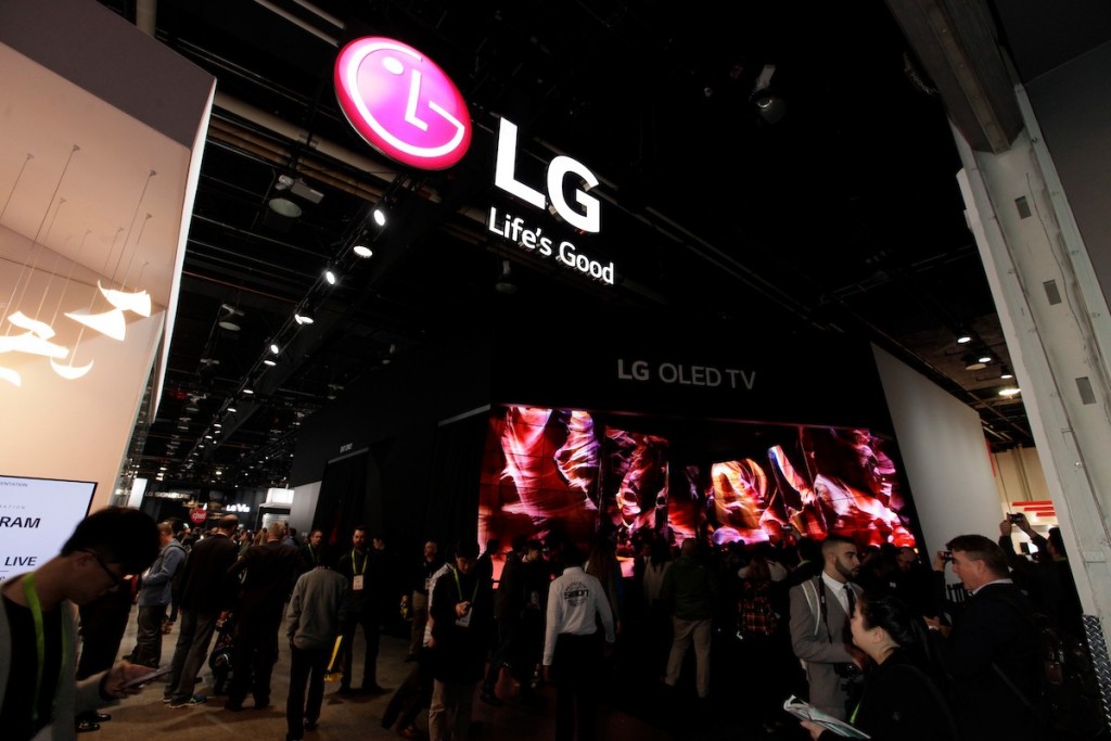 CES 2018 LG Booth Shot 1