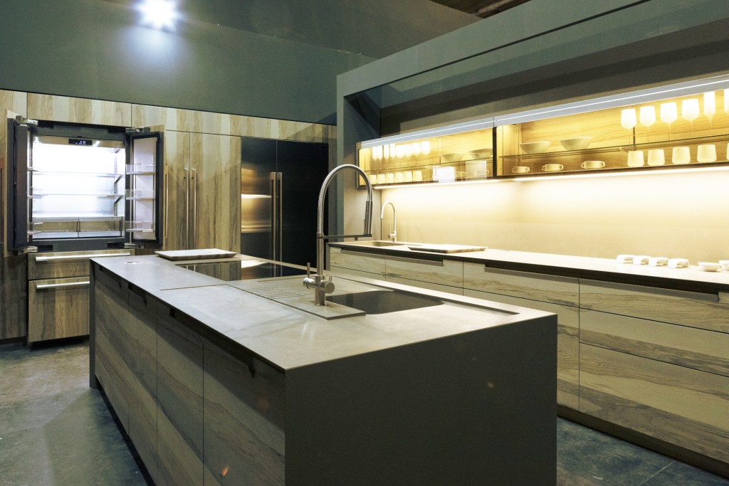 A kitchen with SIGNATURE KITCHEN SUITE built-in appliances