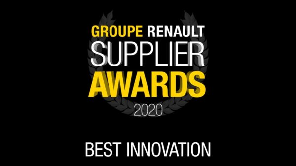 Logo of the first-ever virtual 2020 Renault Supplier Awards for Best Innovation