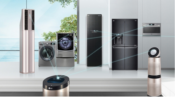  LG’s home appliances working together to provide a secure, convenient and entertaining living environment.