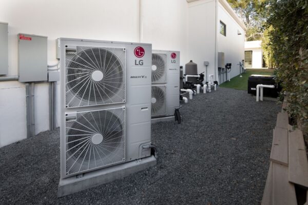 LG's HVAC system which provides energy-efficient air conditioning being used to support the TNAR showroom's Net Zero status.