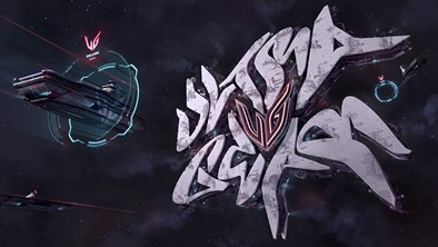 The second-place winner of LG’s art contest presents the UltraGear logo as a futuristic space station with graffiti-style UltraGear lettering and futuristic spaceships approaching to dock.