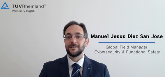Manual Diez, global field manager of cybersecurity and functional safety at TÜV Rheinland