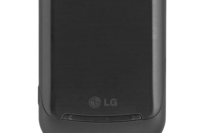 Rear view of the LG Optimus 7Q