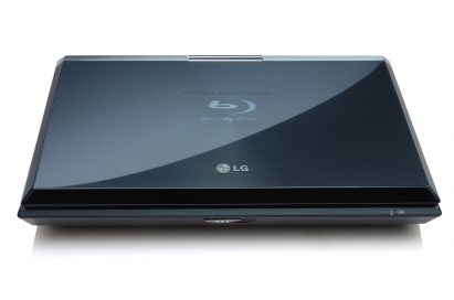 The LG Network Blu-ray Disc Player model BP650 when closed