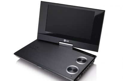 The LG Network Blu-ray Disc Player model BP650 when open