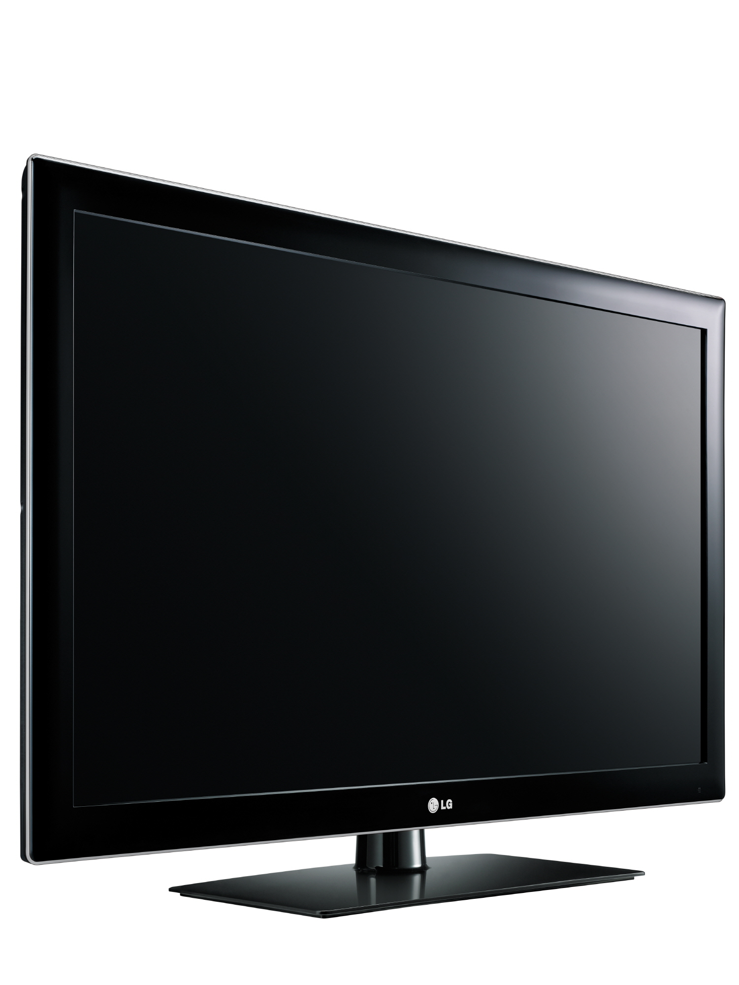 Front view of the LG Full HD 1080p HDTV model LK520 facing slightly to the right