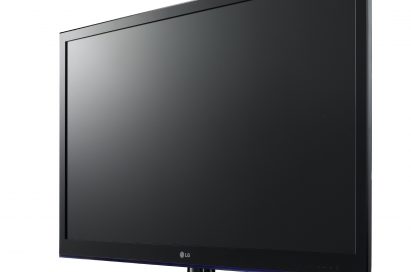 Front view of the LG Full HD TV model LV3700 facing slightly to the left