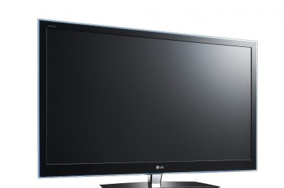 A front view of the LG CINEMA 3D TV model LW6500