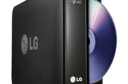 The LG 1TB network storage device with a DVD rewriter model N1T1