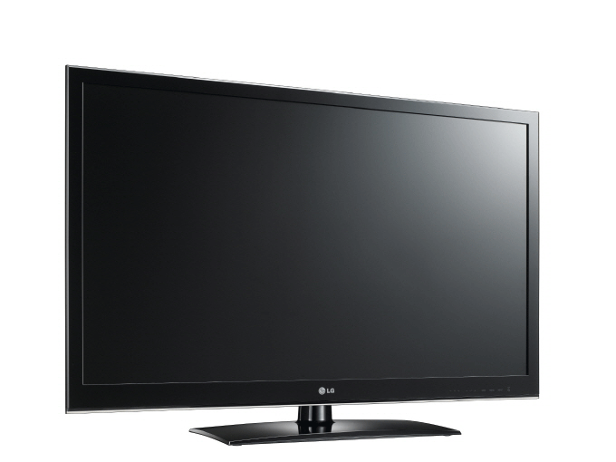 Front view of LG’s mid-sized Full HD TV model LV3500