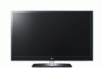 A front view of LG CINEMA 3D TV model LW6500