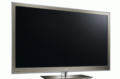 A left-side view of LG Full HD HDTV INFINIA model LW7700