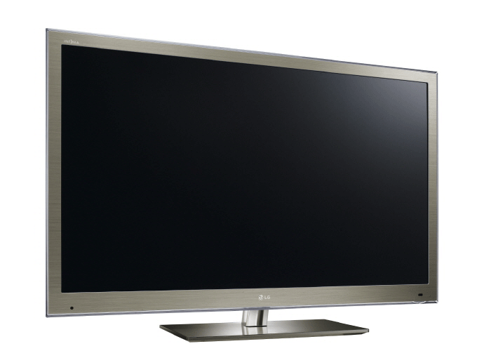 A left-side view of LG Full HD HDTV INFINIA model LW7700