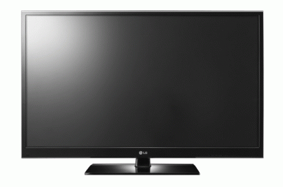 A front view of LG plasma HDTV model PZ550