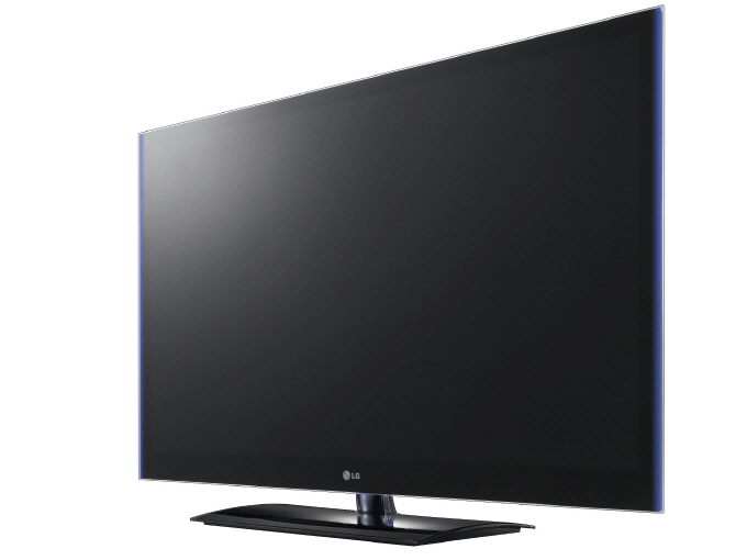 A right-side view of LG plasma 3D HDTV INFINIA model PZ750