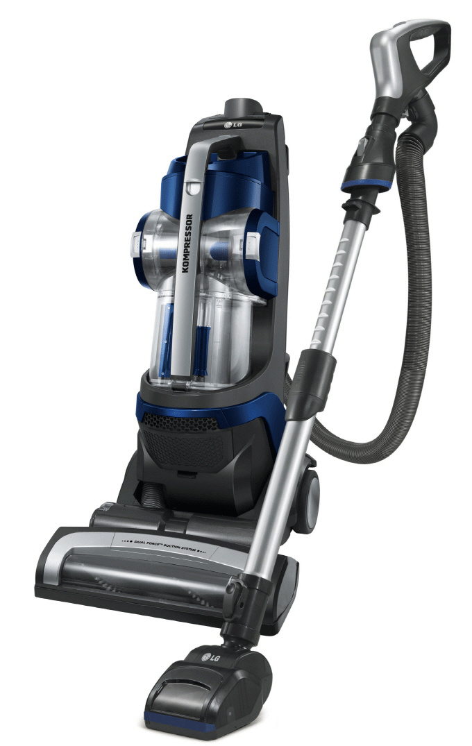 Front view of LG KOMPRESSOR® vacuum cleaner