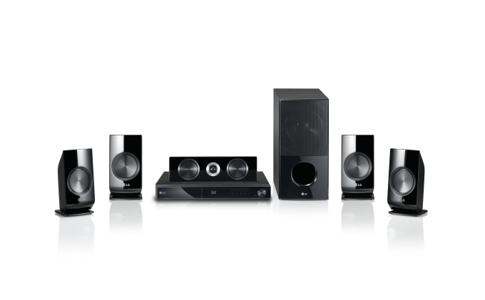 LG Full HD 1080p 3D-enabled Network Blu-ray Home Theater System model LHB336.