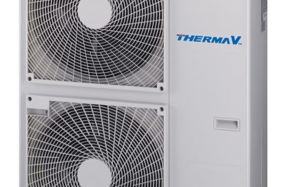 Outdoor unit of LG’s Therma V commercial air conditioning solution