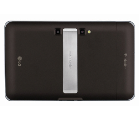 Rear view of the LG G-Slate