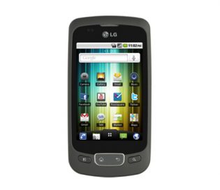 Front view of the LG Optimus One