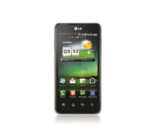 Front view of the LG Optimus 2X