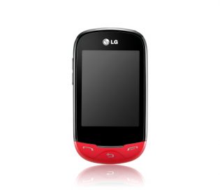 Front view of the Red LG T500