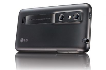 Rear view of LG’s OPTIMUS 3D