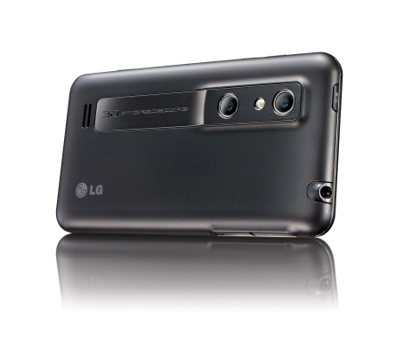 Rear view of LG’s OPTIMUS 3D