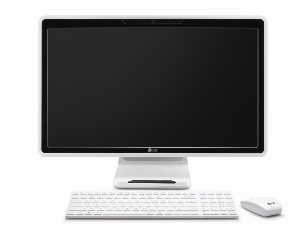 Front view of the LG ALL-IN-ONE PC