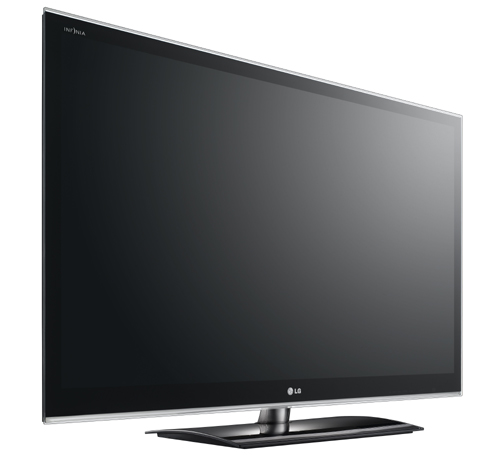 Left-side view of LG Plasma TV model PZ950.