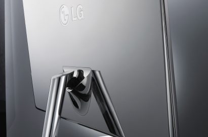 A rear view of LG monitor E2391VR