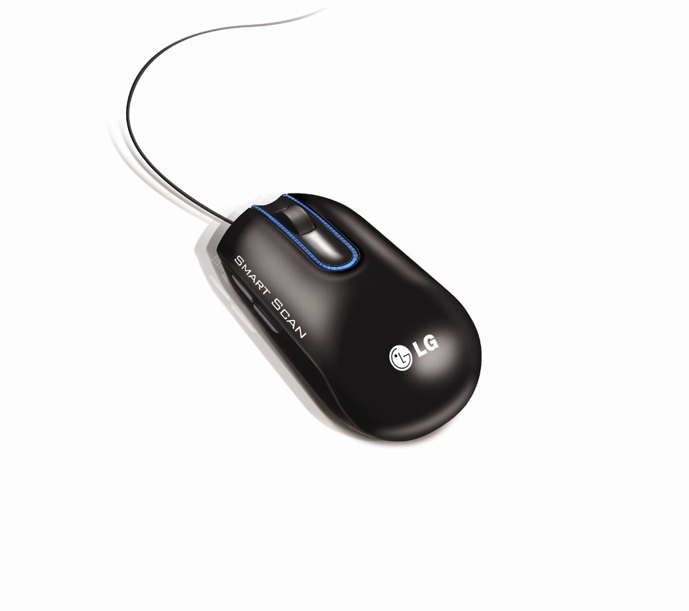Top view of LG’S MOUSE SCANNER SMART SCAN