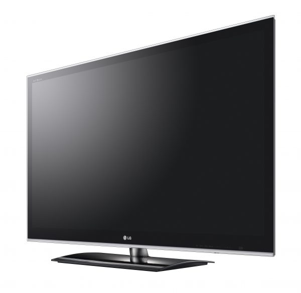 Right-side view of LG Plasma TV model PZ950
