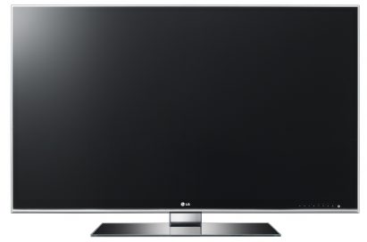 Front view of the LG CINEMA 3D TV model LW980S