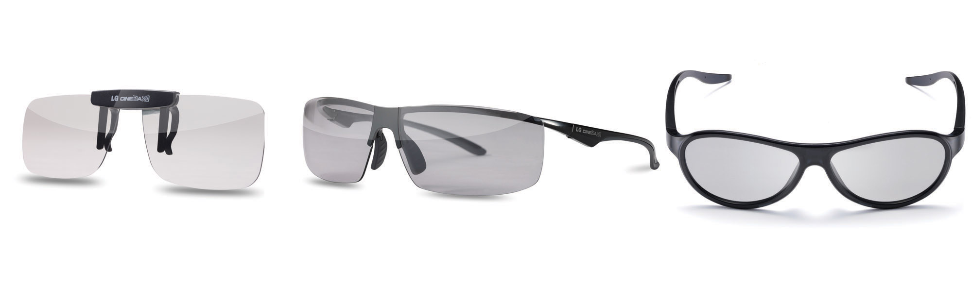 LG’s new 3D Glasses - the clip-on F320, the F310 and the Alain Mikli F360