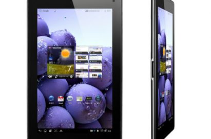 Front and 15-degree views of LG Optimus Pad LTE