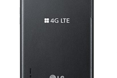 Rear view of LG Optimus Vu: