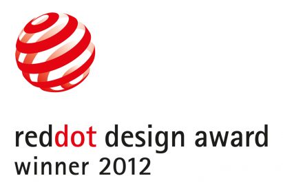 Certificate logo for winners of Reddot Design Award 2012