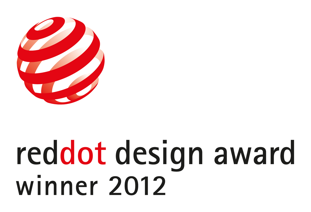 Certificate logo for winners of Reddot Design Award 2012