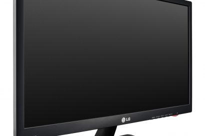 A left-side view of LG’s new IPS monitor the IPS4