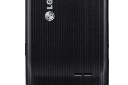 Rear view of LG's Optimus 3D Max