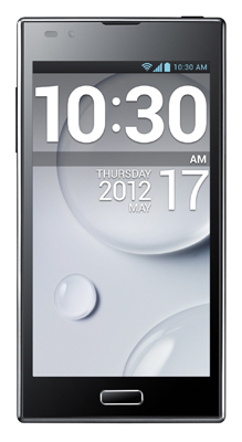 Front view of LG Optimus LTE II