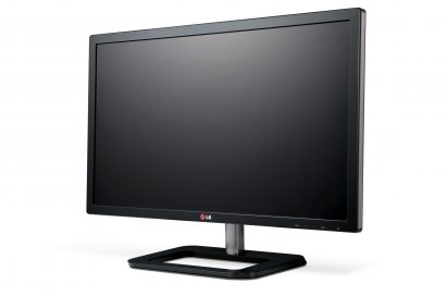 A front view of LG premium IPS monitor EA83