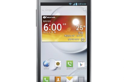 Front view of LG Optimus LTE II