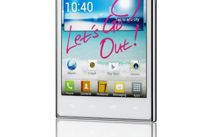 15-degree view of LG Optimus Vu: