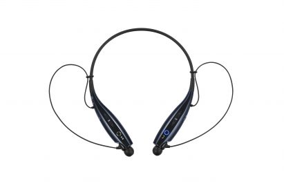 Front view of LG TONE+ in black