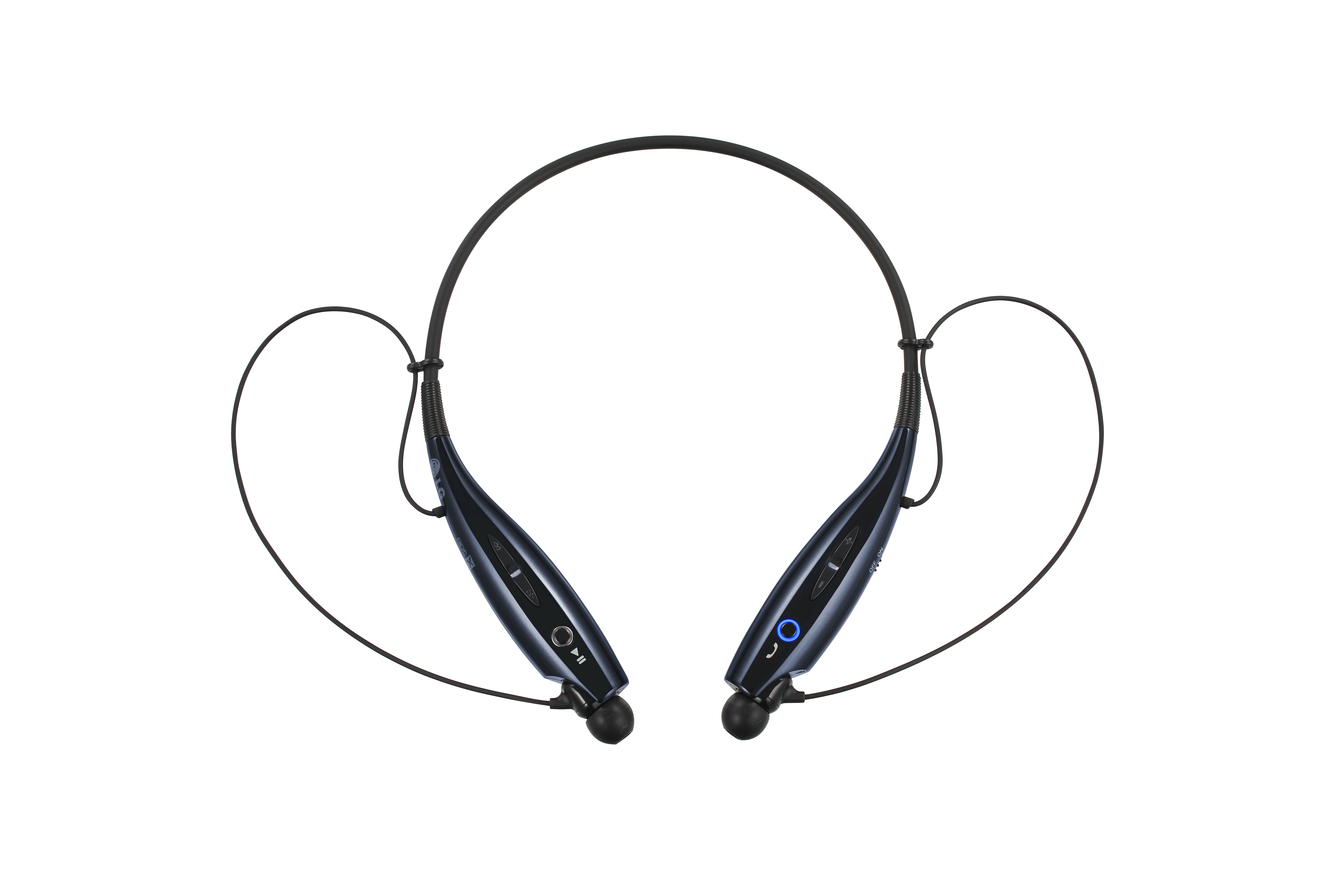 Front view of LG TONE+ in black