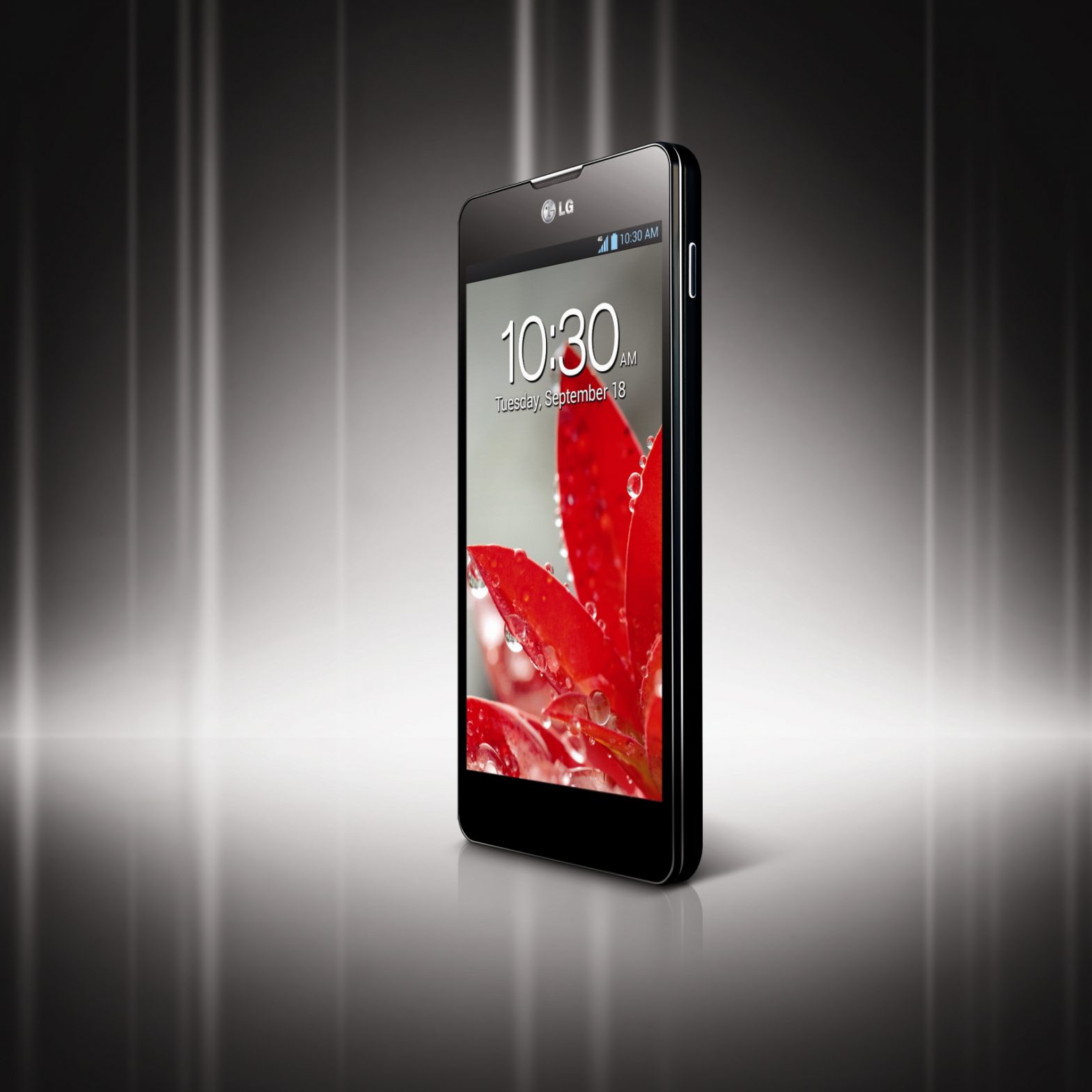 45-degree view of LG Optimus G